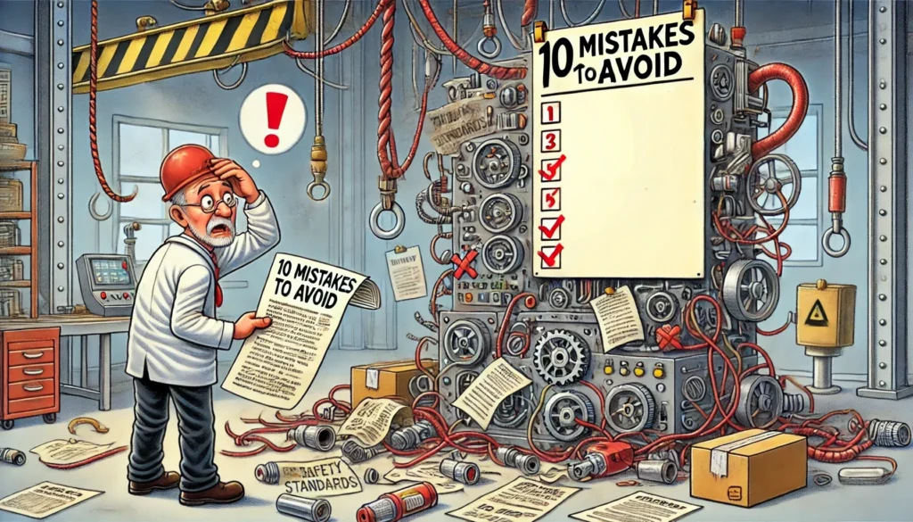 Budowa maszyn przemysłowych – 10 najczęstszych błędów