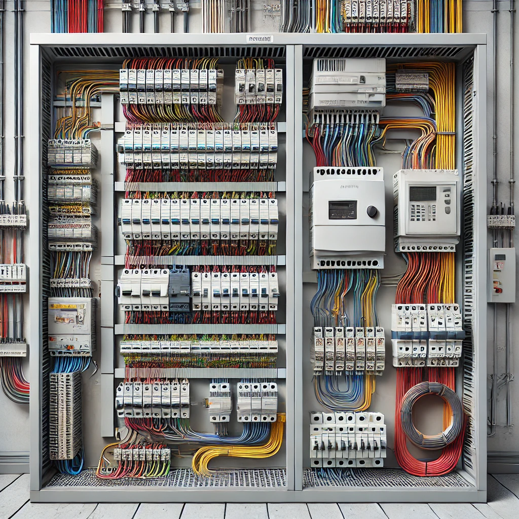 projektowanie instalacji elektrycznej - szafy eektryczne